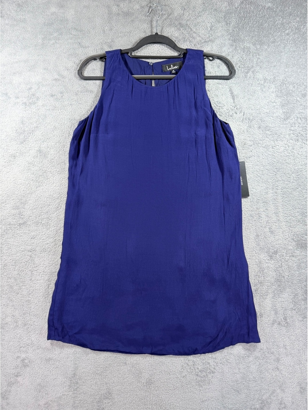 Lulus Navy Blue Sleeveless Shift Dress Size Small